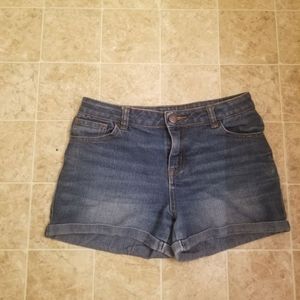 Blue jean shorts